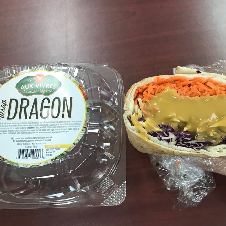 review photo of Aux vivres Dragon Wrap shared by @herbelo1 on 08 Jul 2021 - review