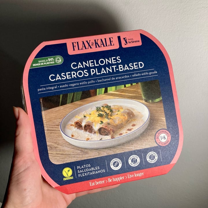photo of Flax & Kale Canelones caseros plant-based shared by @asiayportia on  22 Jan 2022 - review