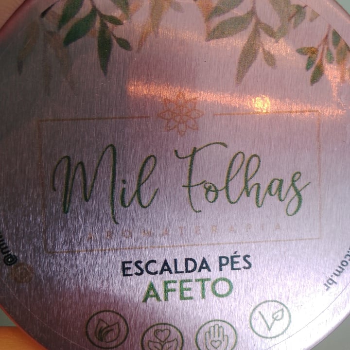review photo of mil folhas Escalda Pés Afeto shared by @julianafialka on 25 Jul 2022 - review
