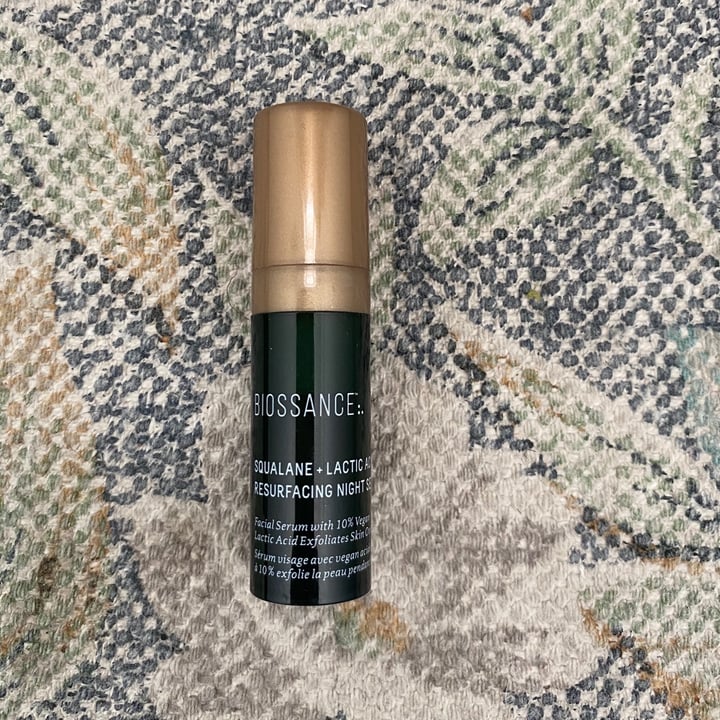 photo of Biossance Squalane + Lactic Acid Resurfacing Night Serum shared by @heavenorspace on  25 Apr 2020 - review