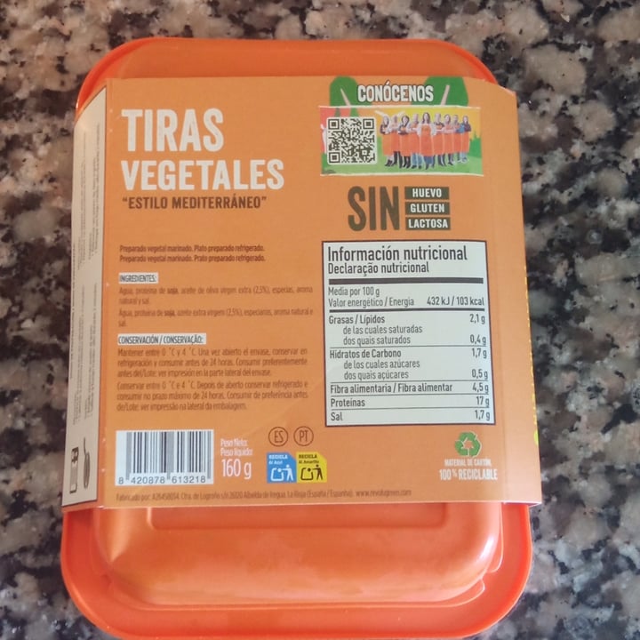 photo of Revolu Green Tiras vegetales shared by @lectora23 on  25 Aug 2022 - review