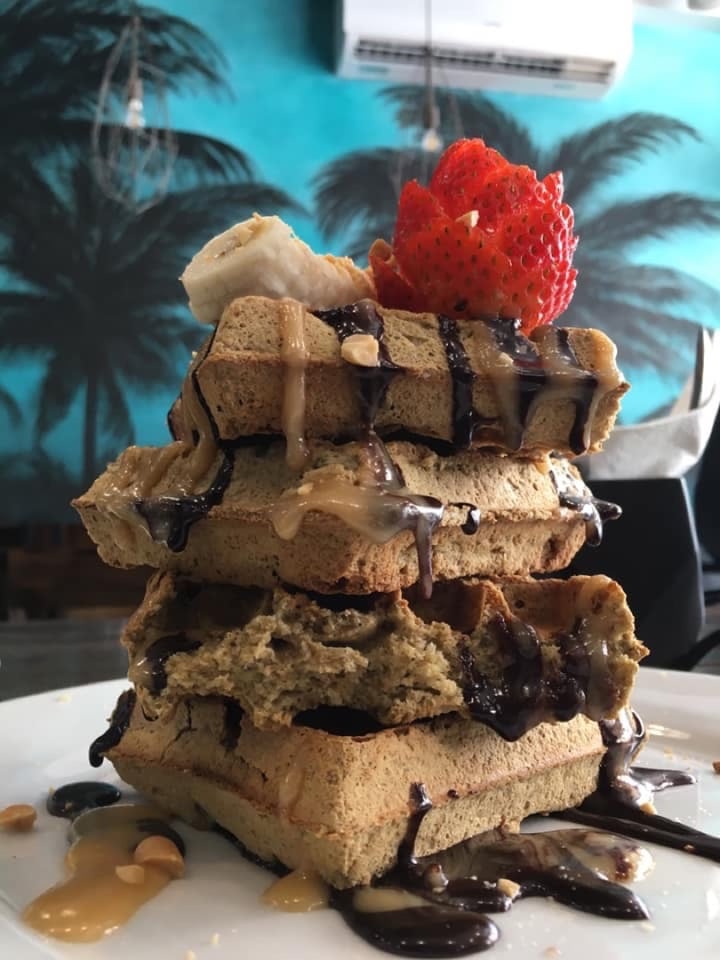 photo of The Pitted Date Vegan Restaurant, Bakery and Café Waffles shared by @alevegana on  20 Jan 2020 - review