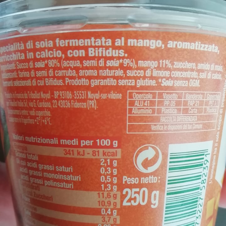 review photo of Sojasun Bifidus Mango shared by @ale94toma on 05 Apr 2022 - review