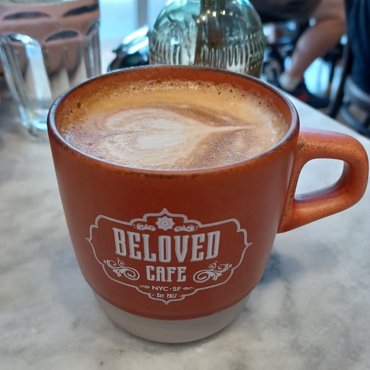 photo of Beloved Cafe & Restaurant Latte With Pistachio Milk shared by @tipsyballoons on  22 Aug 2022 - review