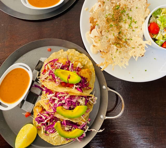 Foto del plato “Tacos “baja” De Tempura De Coliflor”