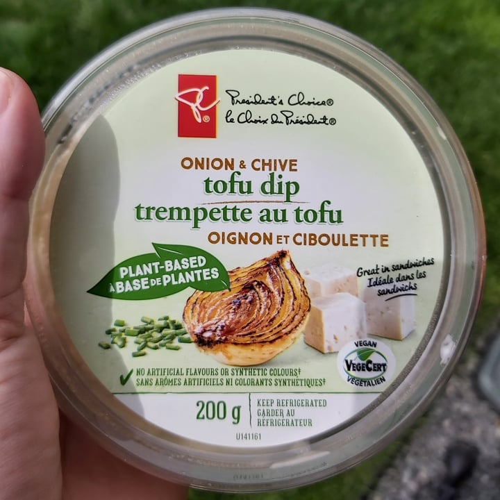 photo of President's Choice Onion & Chive Tofu Dip shared by @ness93 on  06 Jul 2020 - review