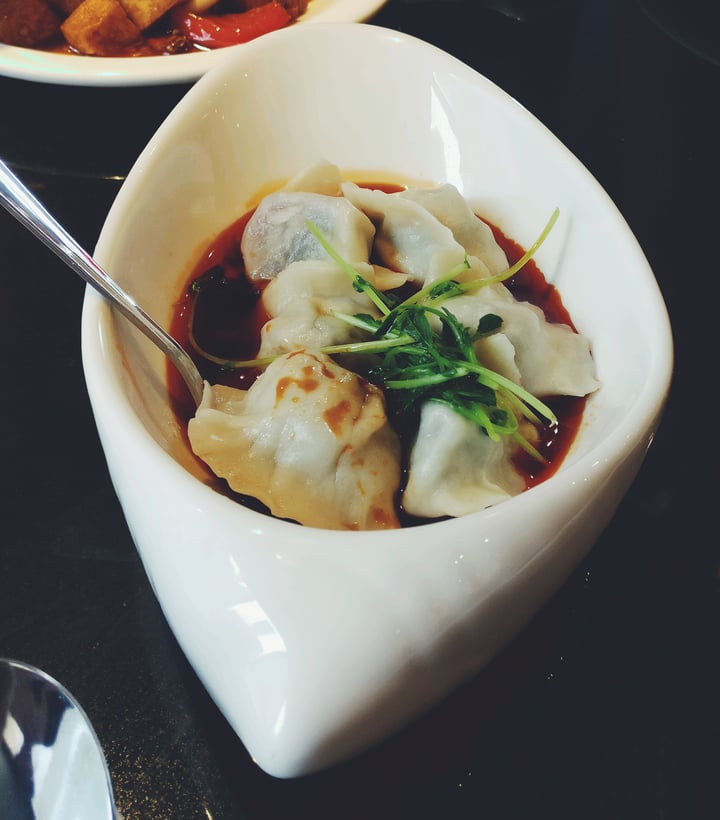 photo of Qi - House of Sichuan Chili Oil Vegetarian Wontons shared by @hownowbrownkow on  15 May 2018 - review