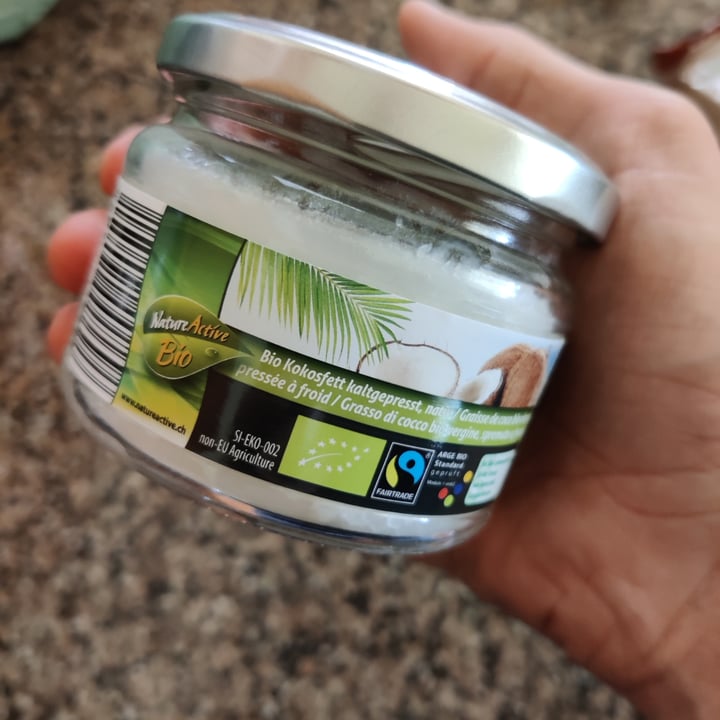 photo of Aldi - Nature active bio Olio di cocco shared by @eeele on  15 Apr 2022 - review