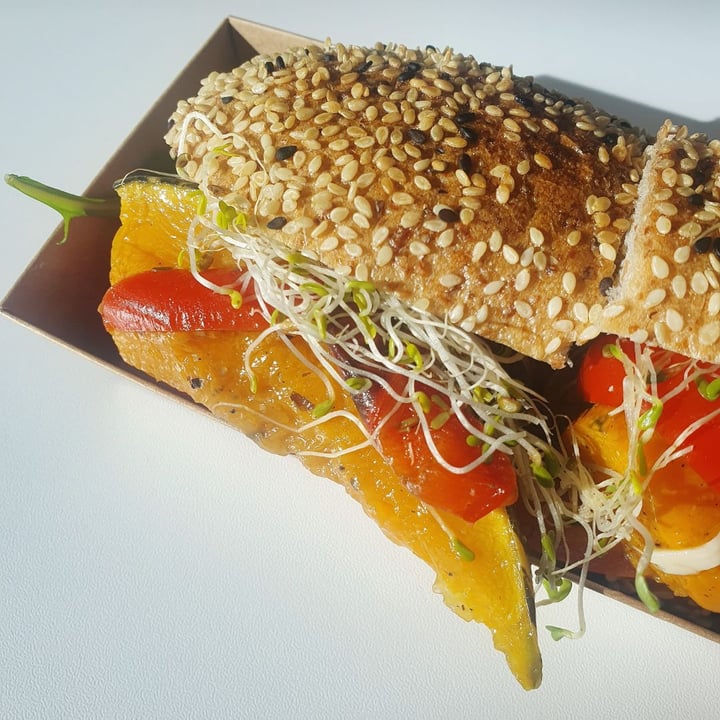 photo of Cedele Bakery Cafe - Tanjong Pagar Centre Grilled pumpkin, pepperota with garlic and vegan mayo shared by @simhazel on  18 Feb 2020 - review
