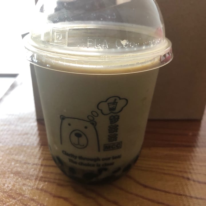 photo of Mong Cha Cha Cafe 梦茶茶 Hojicha Boba Bubble Tea shared by @meltingpotatoes on  03 Oct 2020 - review