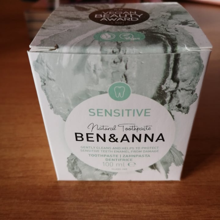 photo of Ben & Anna Sensitive Natural Toothpaste shared by @jeythealien on  31 Jan 2022 - review