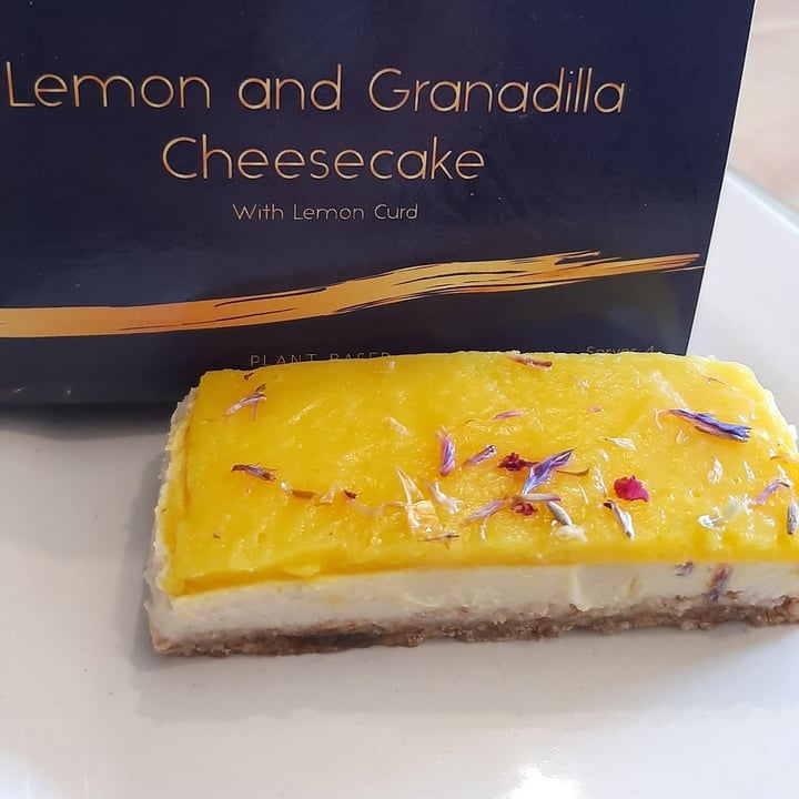 photo of Native Soul Foods South Africa Lemon & Granadilla Cheesecake shared by @aliciazoem on  24 Jan 2022 - review