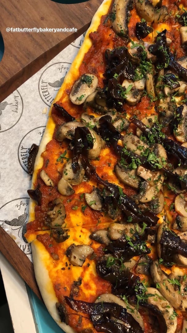 photo of FAT BUTTERFLY BAKERY AND CAFE Mushroom Flatbread shared by @miramarinara on  22 Nov 2019 - review