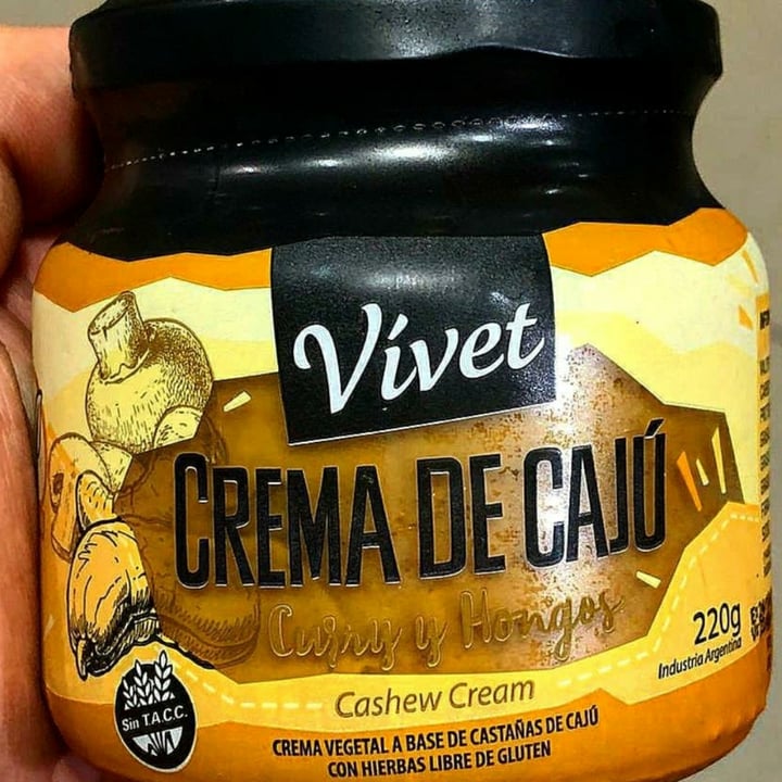 photo of Vívet Crema de Cajú Curry y Hongos shared by @ilyabv on  19 Mar 2021 - review