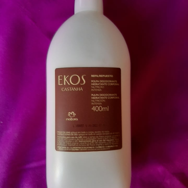 review photo of Natura Ekos castanha hidratante corporal repuesto shared by @almberto on 17 May 2021 - review