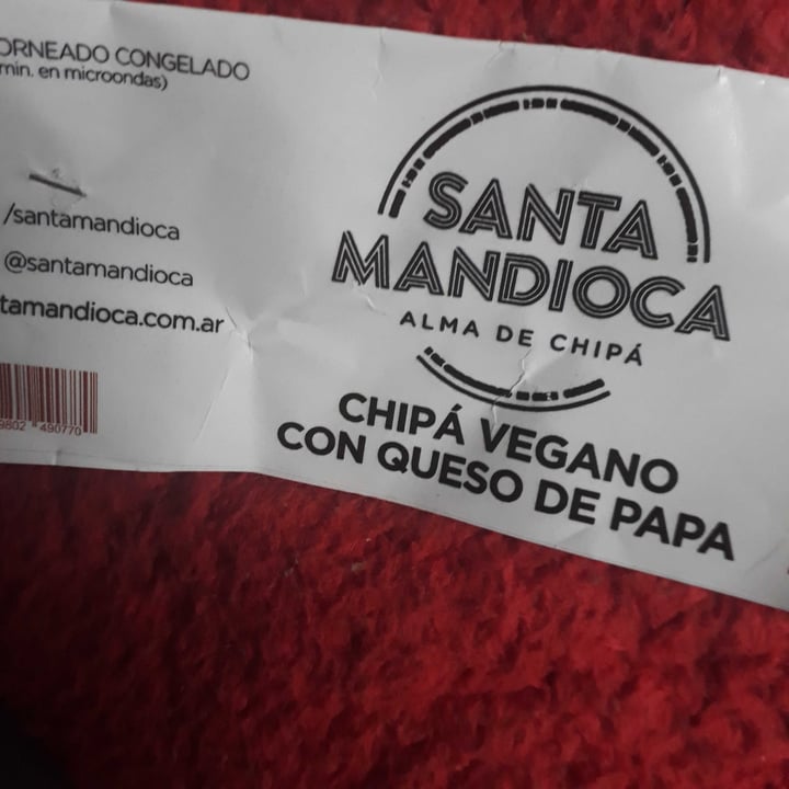 review photo of Santa Mandioca Chipa Vegano Con Queso De Papa shared by @latana on 04 Oct 2020 - review