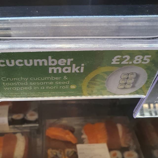 Photo of the dish “Cucumber Maki”