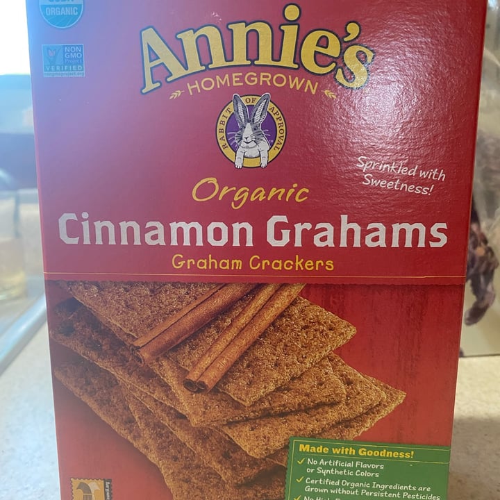 photo of Annie’s Organic Cinnamon Grahams shared by @mecornell on  14 May 2022 - review
