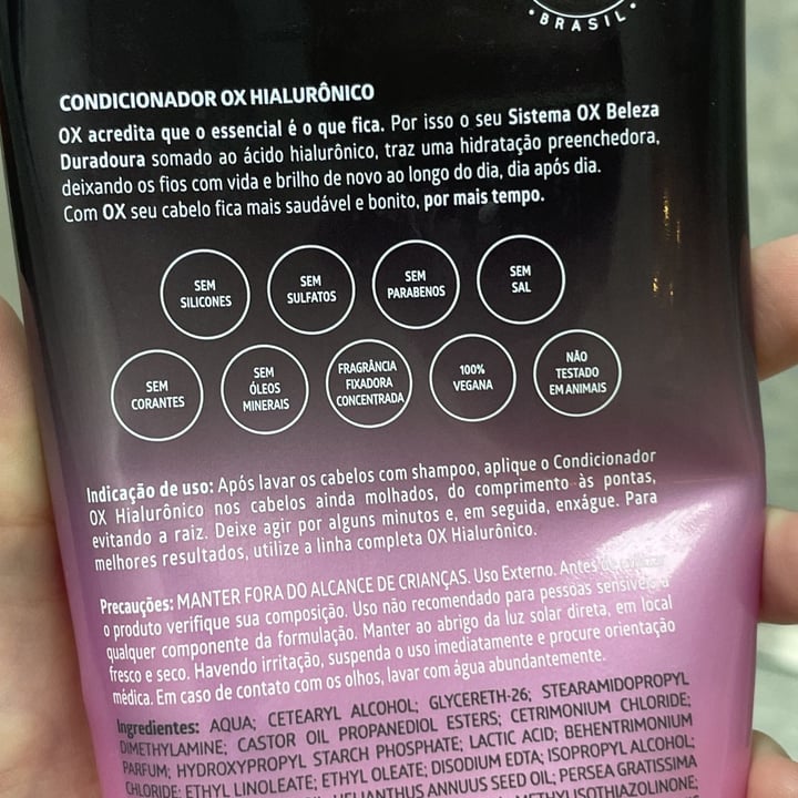 review photo of Ox Ox hialurônico hidratação preenchedora shared by @manoela06 on 14 Nov 2022 - review