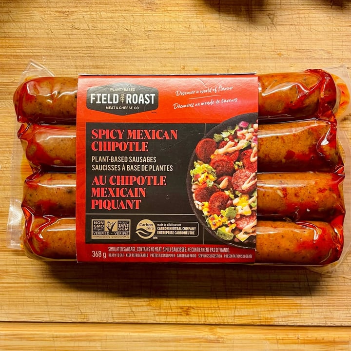 photo of Field Roast Spicy Mexican Chipotle Sausages shared by @thealexrae on  13 Dec 2021 - review
