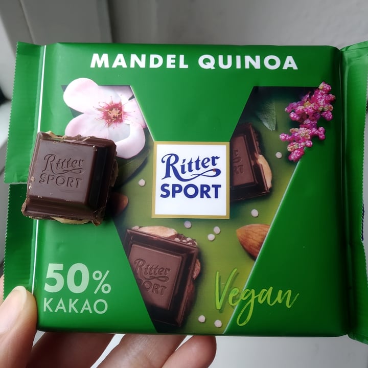 photo of Ritter Sport Mandel Quinoa 50% Cacao shared by @demarch on  28 Feb 2021 - review