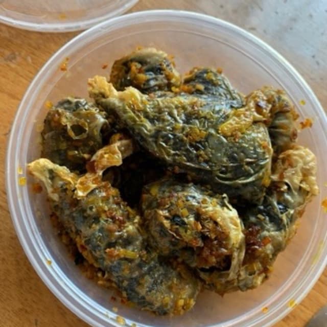 Foto do prato “Vegan fish”