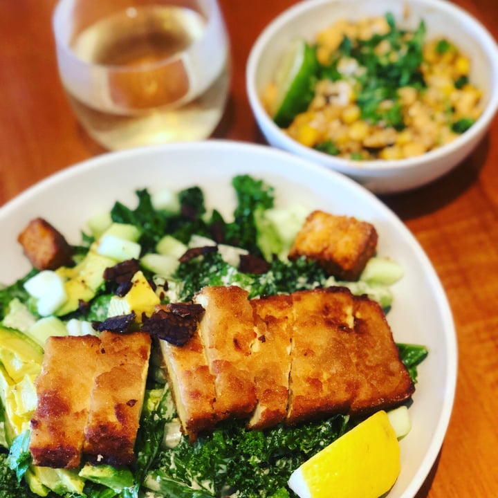 review photo of Veggie Grill Savory Kale Caesar Salad shared by @jlgoesvegan on 01 Jul 2018 - review