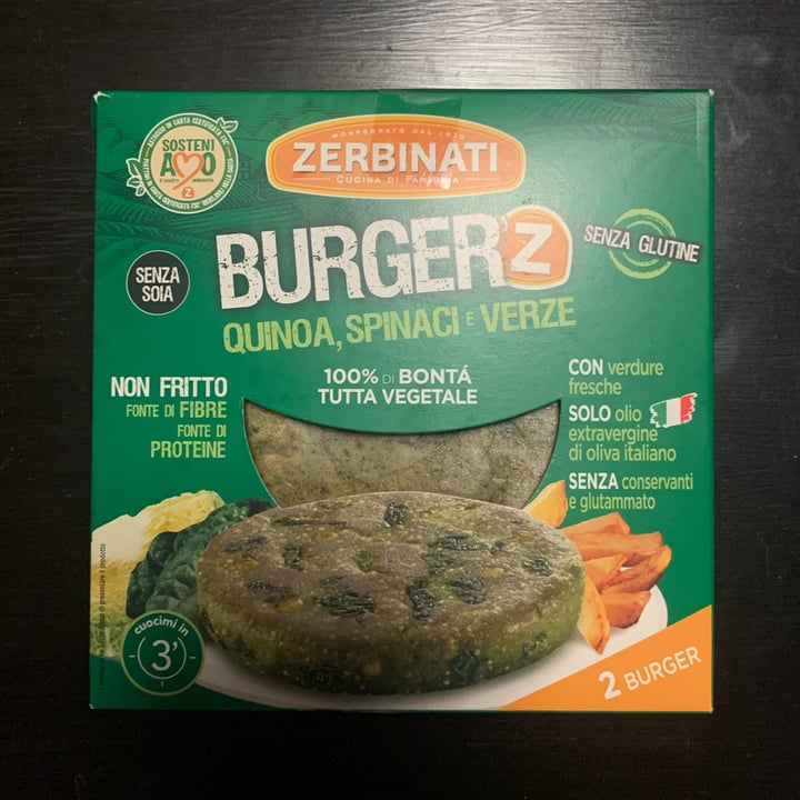 review photo of Zerbinati Burger'Z Quinoa, Broccoli e Zucchine shared by @maelstrom on 05 Jan 2022 - review