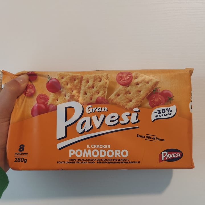 review photo of Gran pavesi Crackers al pomodoro shared by @foffi on 06 May 2022 - review