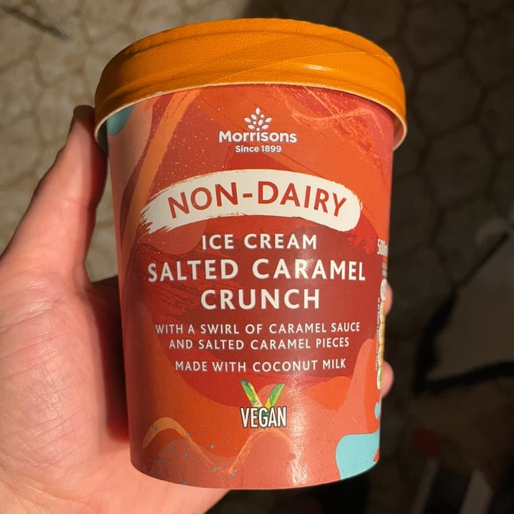 photo of Morrisons Salted Caramel Crunch Ice Cream shared by @eatyourgreens on  15 Feb 2022 - review