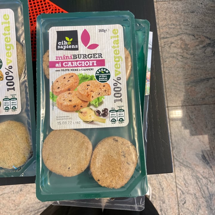 review photo of Cibo Sapiens Mini Burger Ai Carciofi shared by @pannette on 05 Sep 2022 - review