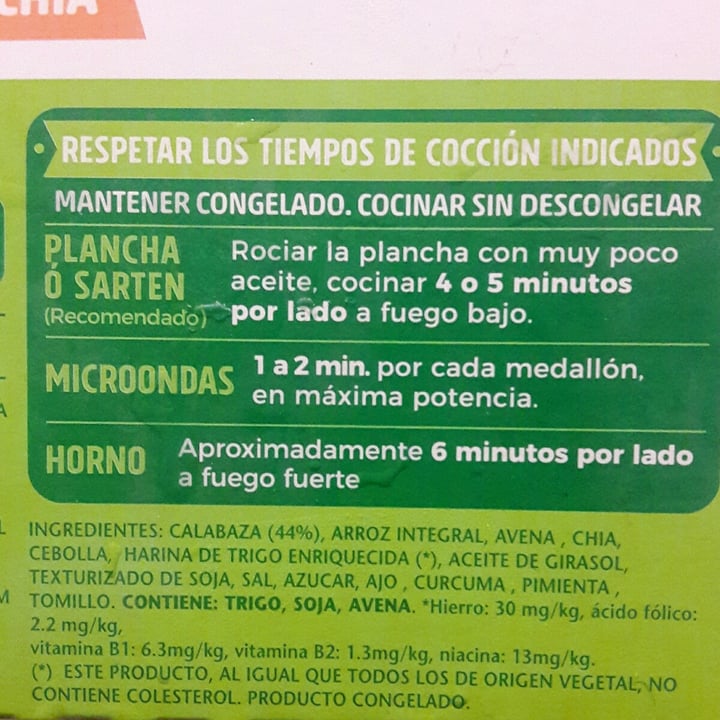 review photo of Vegetalex Medallones de Calabaza, Avena y Chía shared by @pr0greexagerada on 24 May 2022 - review