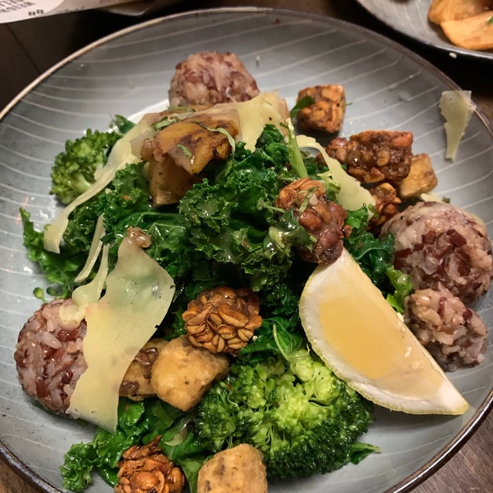 review photo of Forty Hands East Coast Warm Veggie Salad (without parmesan) shared by @happyfitvegan on 21 Dec 2020 - review