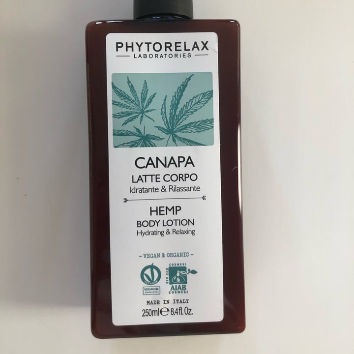 photo of Phytorelax Canapa Latte Corpo shared by @amila on  27 Sep 2022 - review