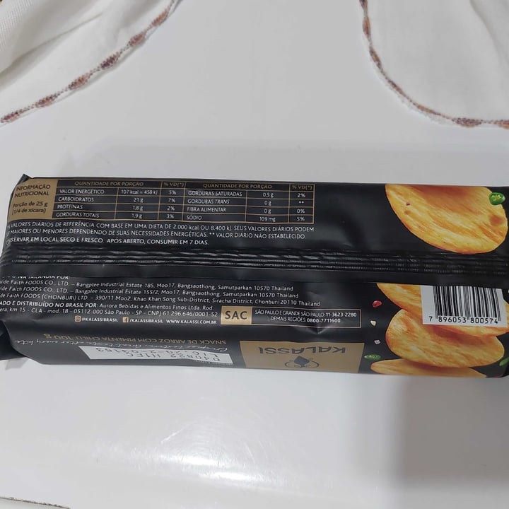 photo of Kalassi Rice Cracker Original shared by @jutesta on  17 Apr 2022 - review
