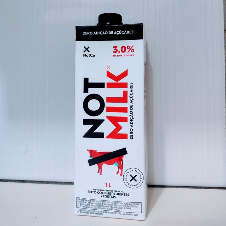 photo of NotCo Not Milk 3% Teor de Gordura shared by @teresadelgado on  24 Sep 2022 - review