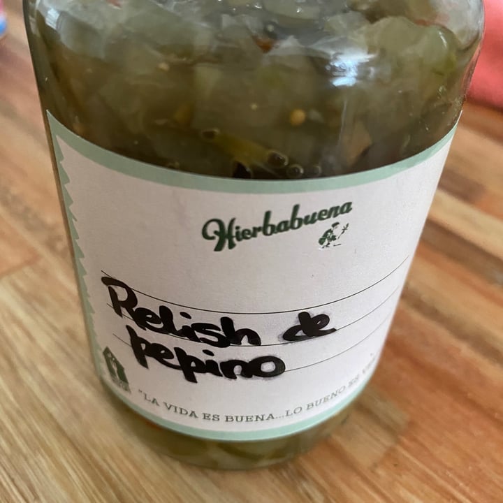 photo of Hierbabuena Relish de pepino shared by @naranjaypomelo on  14 Mar 2021 - review