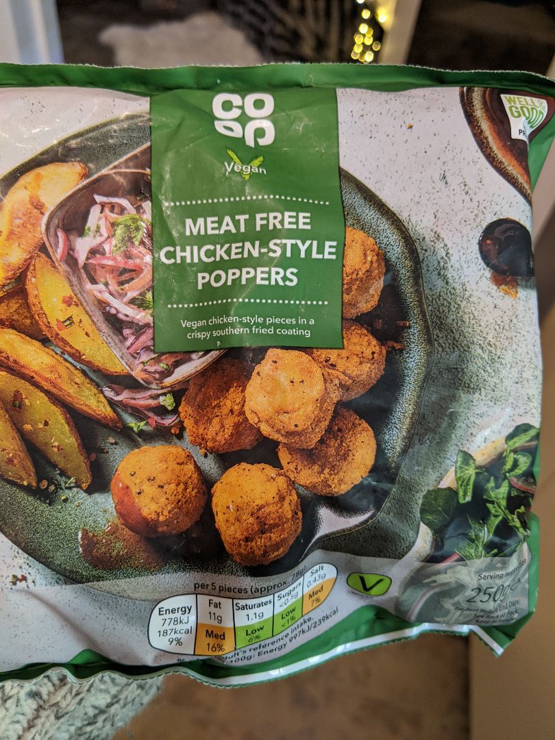 Coop Meat Free Chicken Style Popper's Reviews abillion