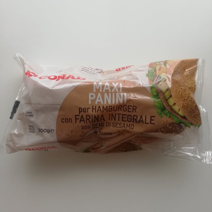 review photo of Conad Maxi Panini per Hamburger con Farina Integrale con Semi di Sesamo shared by @sivii86 on 02 May 2022 - review