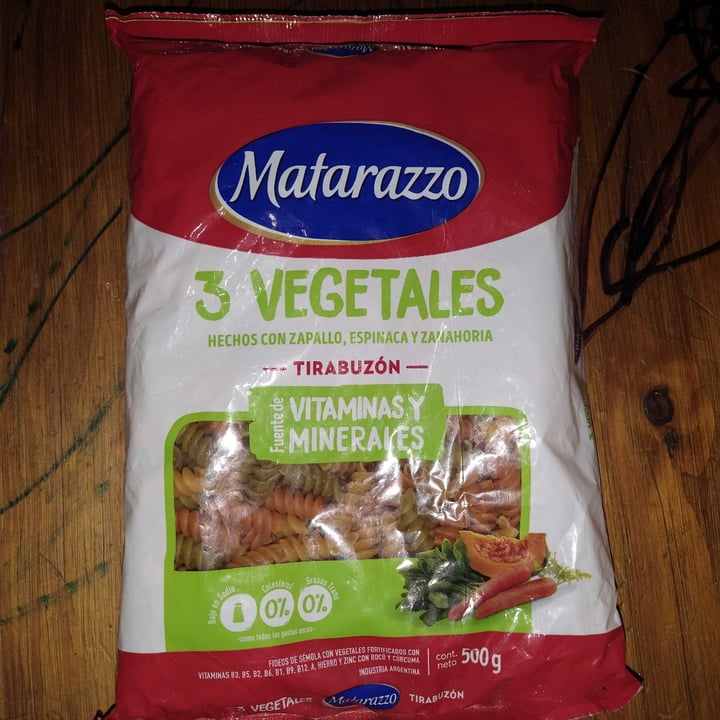 photo of Matarazzo 3 vegetales Tirabuzón shared by @andreavegana7 on  15 Apr 2021 - review