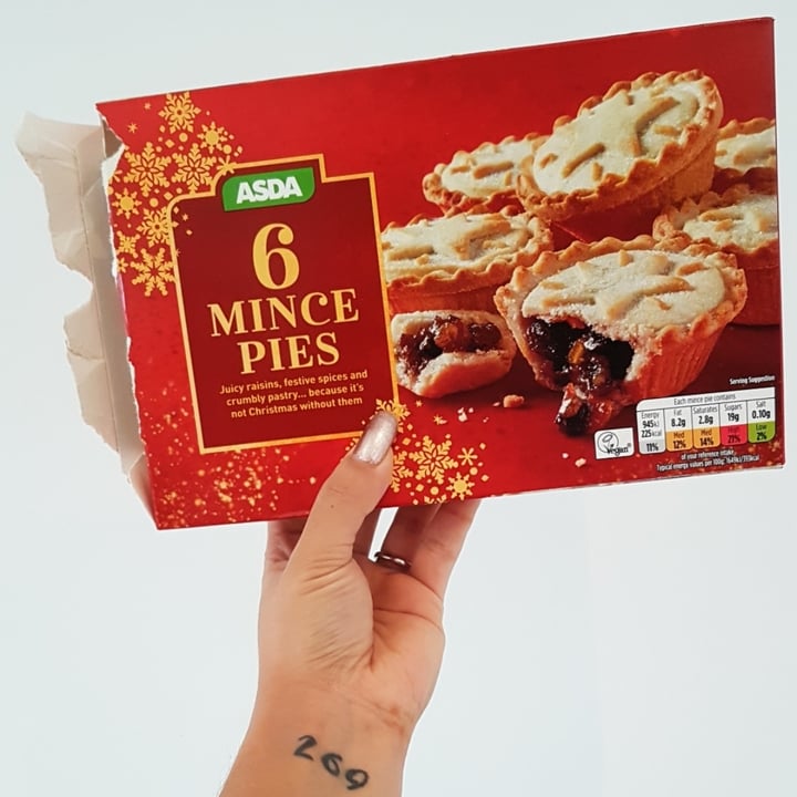 photo of ASDA 6 Mince Pies shared by @purplelilpixie on  06 Dec 2020 - review