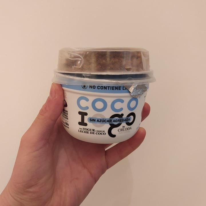 photo of Crudda Yogur a Base de Coco sabor Natural Sin Azúcar Agregada shared by @fioniylula on  02 Jul 2021 - review