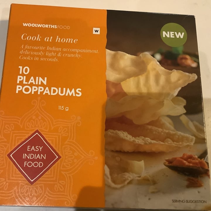 photo of Woolworths Food Poppadums shared by @rubywatson on  23 Jun 2022 - review
