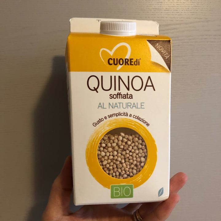 photo of Cuore di Quinoa soffiata BIO shared by @eloelo27 on  03 Dec 2021 - review