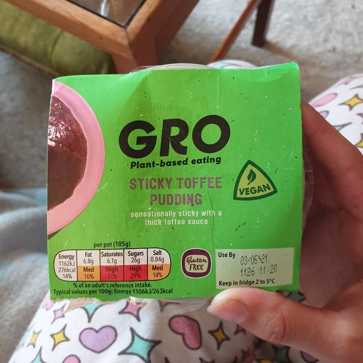 photo of GRO GRO Sticky Toffee Pudding shared by @jasminearchie on  22 Jun 2021 - review
