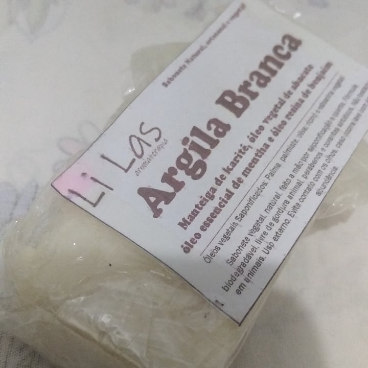 review photo of Li Las aromaterapia sabonete de argila branca shared by @jussaramoreira on 11 May 2022 - review
