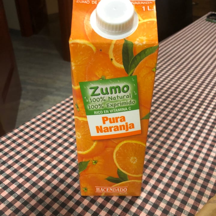 photo of Hacendado Zumo naranja 100% exprimido shared by @oskar1995 on  30 Dec 2020 - review