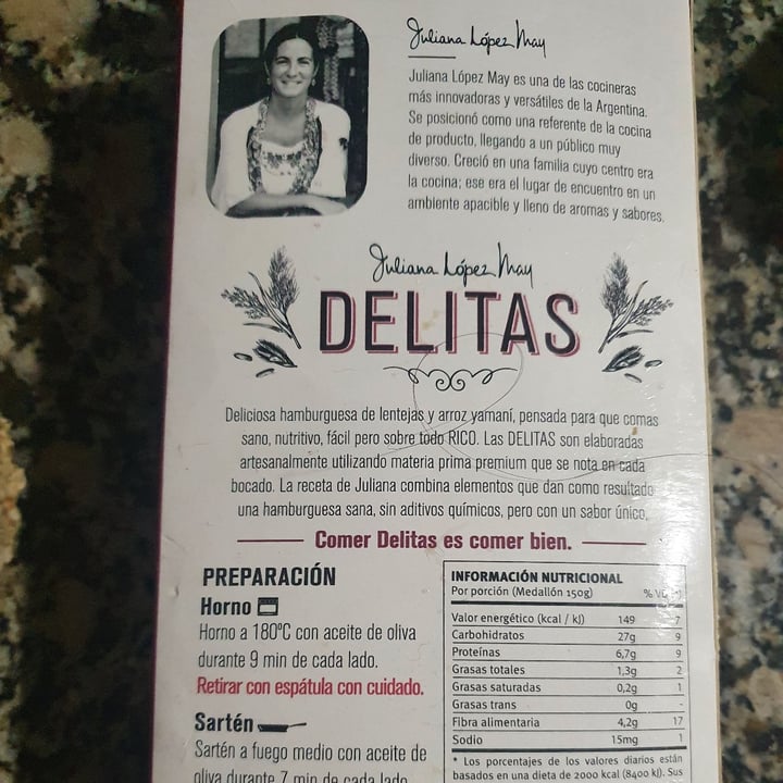 photo of Delitas By Juliana Lopez May Lentejas Y Arroz Yamani shared by @pauli-arce on  05 Oct 2020 - review