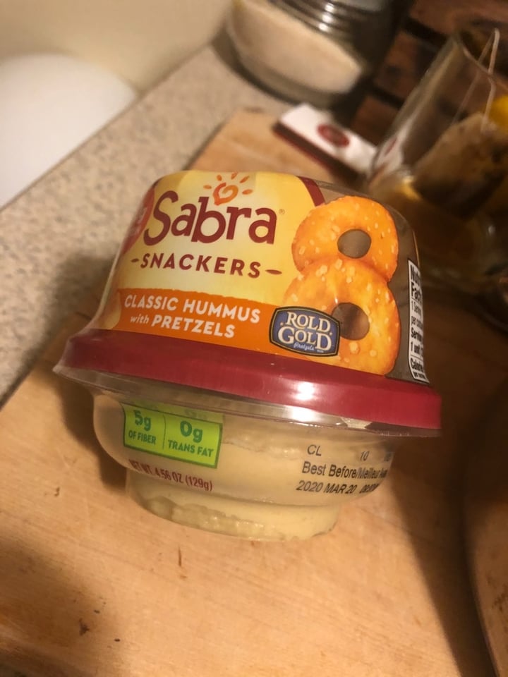 photo of Sabra Sabra Snackers - Classic hummus with pretzels shared by @keendy on  24 Mar 2020 - review