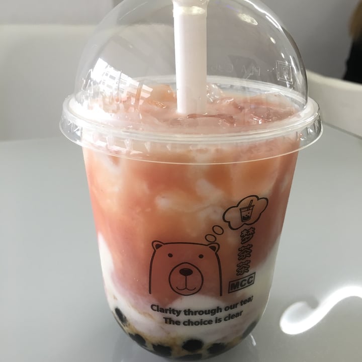 photo of Mong Cha Cha Cafe 梦茶茶 Pink Guava Boba Oat Mylk shared by @akanksha-r on  23 Dec 2020 - review